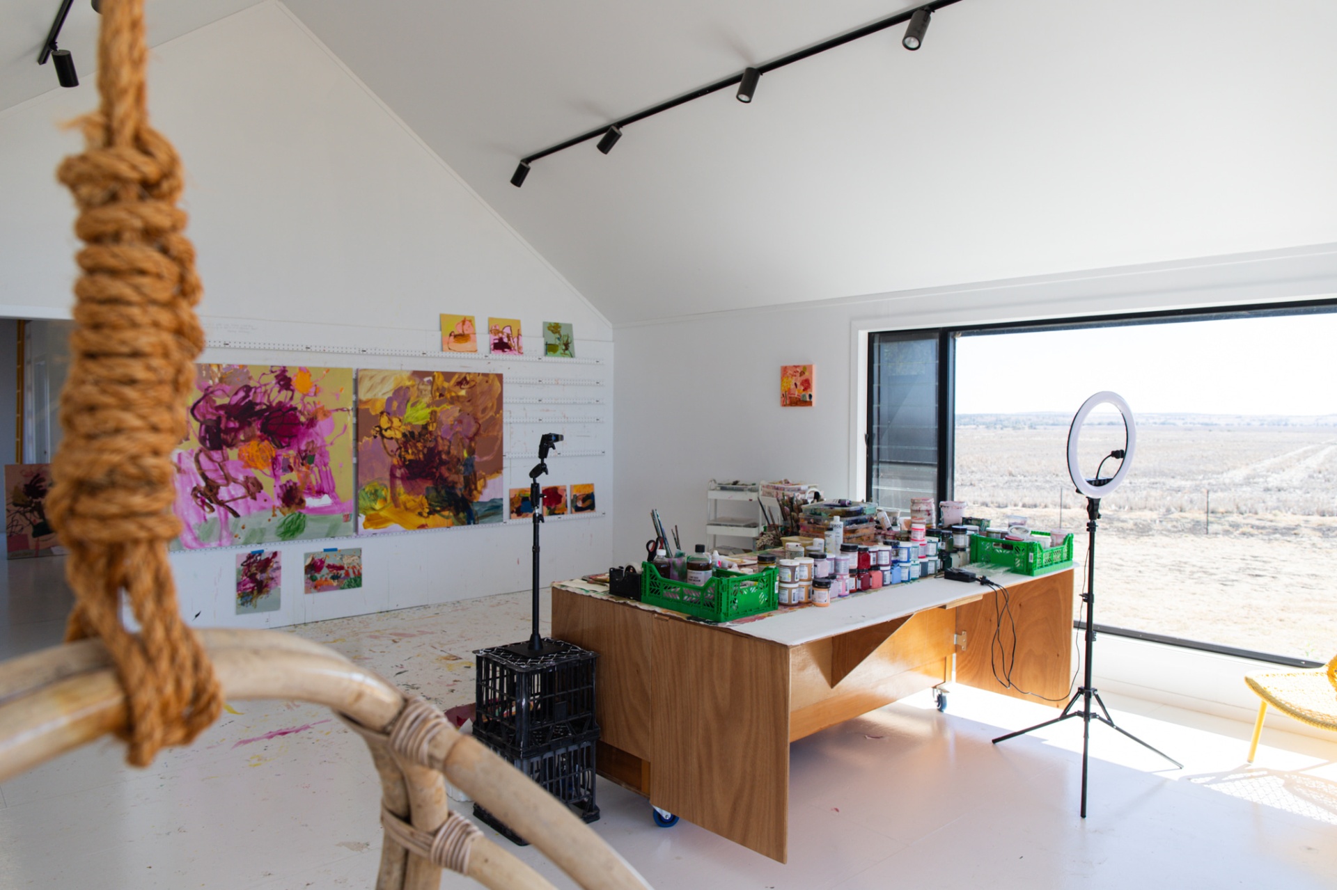 Artist's studio detail — 1